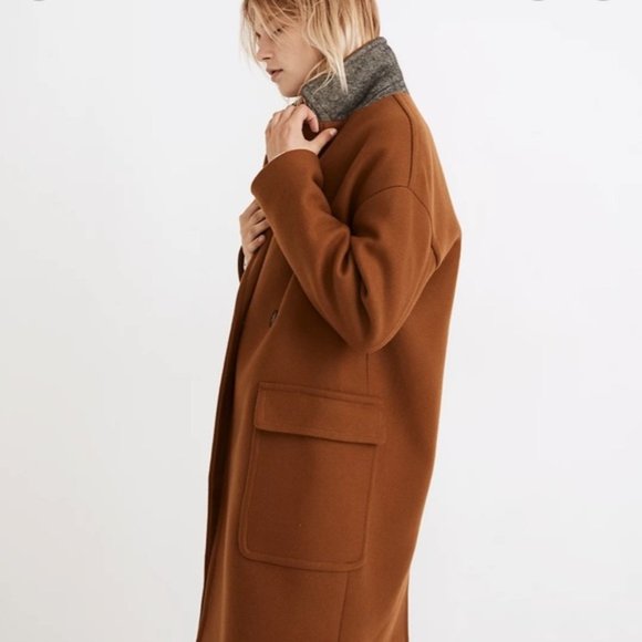 Madewell Averdon Coat in Insuluxe fabric XXS - Picture 2 of 11